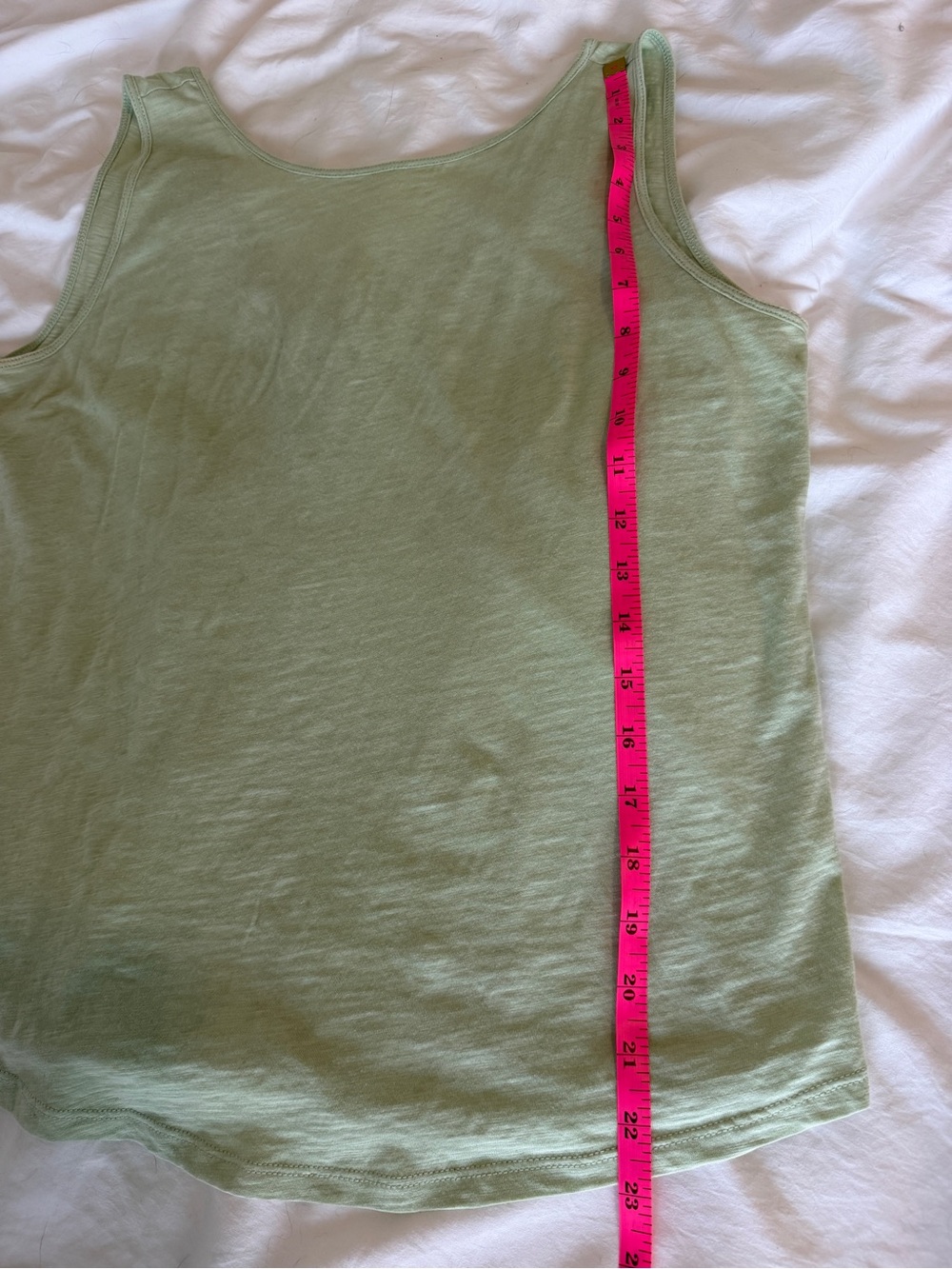 LOFT Sage Green Tie Back Swim Cover Up Tank Top S - Picture 6 of 6